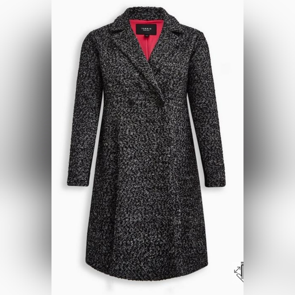 Boucle Statement Coat